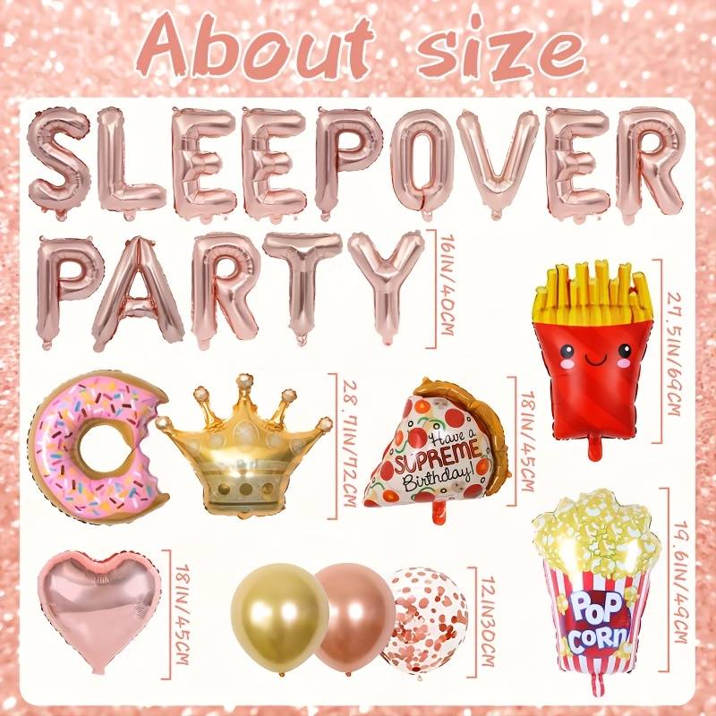 Sleepover Party Decorations Sleepover Party Supplies Include - Temu
